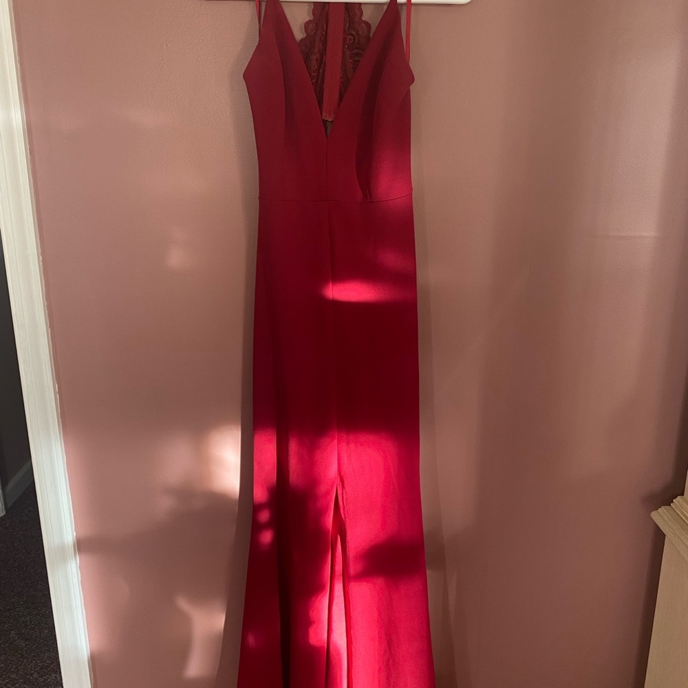 Red Windsor Maxi Dress, Size S
